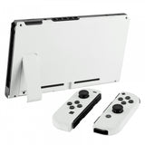 eXtremeRate White Handheld Console Back Plate, Joycon Handheld Controller Housing Shell With Full Set Buttons DIY Replacement Part for NS Switch - QP303