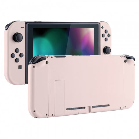 eXtremeRate Cherry Blossoms Handheld Console Back Plate, Joycon Handheld Controller Housing Shell With Full Set Buttons DIY Replacement Part for NS Switch - QP306