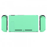 eXtremeRate Mint Green Handheld Console Back Plate, Joycon Handheld Controller Housing Shell With Full Set Buttons DIY Replacement Part for NS Switch - QP308