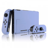 eXtremeRate Light Violet Handheld Console Back Plate, Joycon Handheld Controller Housing Shell With Full Set Buttons DIY Replacement Part for NS Switch - QP309