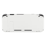 eXtremeRate White Back Plate for NS Switch Console, NS Joycon Handheld Controller Mint Green & Heaven Blue Housing with Full Set Buttons, DIY Replacement Shell for NS Switch - QP312