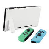 eXtremeRate White Back Plate for NS Switch Console, NS Joycon Handheld Controller Mint Green & Heaven Blue Housing with Full Set Buttons, DIY Replacement Shell for NS Switch - QP312