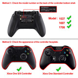 eXtremeRate Multi-Colors Luminated D-pad Thumbsticks Start Back ABXY Buttons (DTF) LED Kit for Xbox One Standard, Xbox One S X Controller 7 Colors 9 Modes Button Control with Classical Symbols Buttons - X1LED02