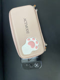 ACTMODZ Pink Cute Cat Paw Carrying Case for Nintendo Switch & Switch OLED - ACTM002