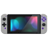 eXtremeRate Dpad Version Custom Full Set Shell for Nintendo Switch, Replacement Console Back Plate, NS Joycon Handheld Controller Housing & Buttons for Nintendo Switch - Classics SNES Style - QZT1003