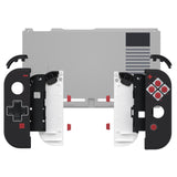 eXtremeRate Dpad Version Custom Full Set Shell for Nintendo Switch, Replacement Console Back Plate, NS Joycon Handheld Controller Housing & Buttons for Nintendo Switch - Classics NES Style - QZT1005