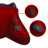 eXtremeRate Scarlet Red HOPE Remappable Remap Kit for Xbox Series X / S Controller, Upgrade Boards & Redesigned Back Shell & Side Rails & Back Buttons for Xbox Core Controller - Controller NOT Included - RX3P3003