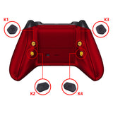 eXtremeRate Scarlet Red HOPE Remappable Remap Kit for Xbox Series X / S Controller, Upgrade Boards & Redesigned Back Shell & Side Rails & Back Buttons for Xbox Core Controller - Controller NOT Included - RX3P3003