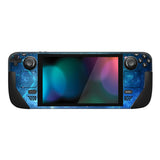 PlayVital Full Set Protective Skin Decal for Steam Deck LCD, Custom Stickers Vinyl Cover for Steam Deck OLED - Blue Nebula - SDTM004