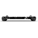 PlayVital Full Set Protective Skin Decal for Steam Deck LCD, Custom Stickers Vinyl Cover for Steam Deck OLED - Black Watercolor Marble - SDTM030
