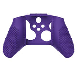 PlayVital Purple 3D Studded Edition Anti-slip Silicone Cover Skin for Xbox Series X Controller, Soft Rubber Case Protector for Xbox Series S Controller with 6 Black Thumb Grip Caps - SDX3007