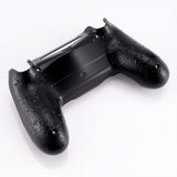 eXtremeRate Textured Black Non-slip Back Housing Cover for PS4 Slim Pro Controller JDM-040 JDM-050 JDM-055 - SP4BR01