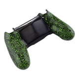 eXtremeRate Textured Green Comfortable Non-slip Back Shell for PS4 Slim Pro Game Controller JDM-040 JDM-050 JDM-055 - SP4BR05