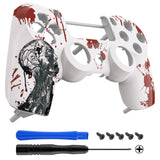 eXtremeRate Zombie Blood Patterned Repair Top Shell for PS4 Pro Slim Controller (CUH-ZCT2 JDM-040 JDM-050 JDM-055) - SP4FT14