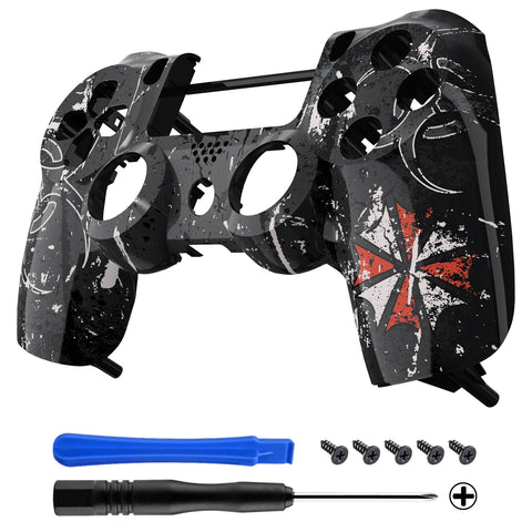 eXtremeRate Biohazard Tyrant Faceplate Top Housing Shell Faceplate for PS4 Slim Pro Controller JDM-040 JDM-050 JDM-055 - SP4FT26