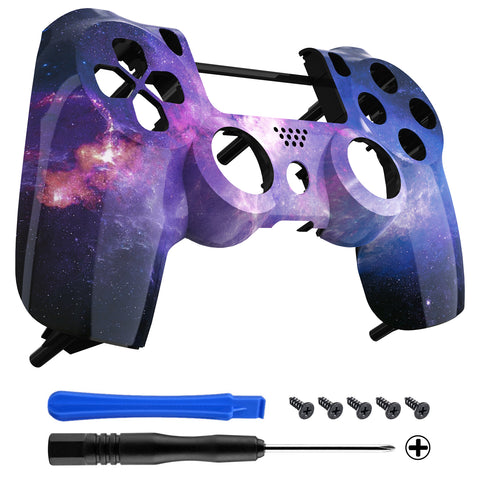 eXtremeRate Nubula Galaxy Faceplate  Front Housing Shell Replacement Custom for PS4 Slim Pro Controller JDM-040 JDM-050 JDM-055 - SP4FT27