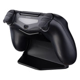 eXtremeRate Solid Black Controller Display Stand for PS4, Gamepad Accessories Desk Holder for PS4 Slim PS4 Pro Controller with Rubber Pads - SP4H01