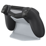 eXtremeRate Solid Gray Controller Display Stand for PS4 All Model Controllers, Gamepad Accessories Desk Holder for PS4/Slim/Pro Controller with Rubber Pads - SP4H08