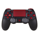 eXtremeRate Replacement D-pad R1 L1 R2 L2 Triggers Touchpad Action Home Share Options Buttons, Scarlet Red Full Set Buttons Repair Kits with Tool for PS4 Slim PS4 Pro CUH-ZCT2 Controller - SP4J0403