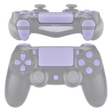 eXtremeRate Replacement D-pad R1 L1 R2 L2 Triggers Touchpad Action Home Share Options Buttons, Light Violet Full Set Buttons Repair Kits with Tool for PS4 Slim PS4 Pro CUH-ZCT2 Controller - SP4J0412