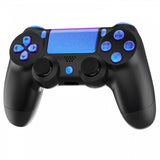 eXtremeRate Chameleon Purple Blue Classical Symbols Replacement Full Set Buttons for PS4 Slim PS4 Pro CUH-ZCT2 Controller - Compatible with PS4 DTFS LED Kit - Controller NOT Included - SP4J0501