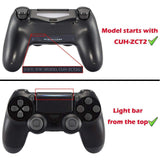 eXtremeRate Multi-Colors Luminated D-pad Thumbstick Trigger Home Face Buttons, Scarlet Red Classical Symbols Buttons DTFS (DTF 2.0) LED Kit for PS4 Slim PS4 Pro Controller - Controller NOT Included - P4LED05