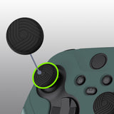 PlayVital Scorpion Edition Two-Tone Anti-Slip Silicone Case Cover for Xbox Series X/S Controller, Soft Rubber Case for Xbox Core Controller with Thumb Grip Caps - Templeton Gray & Jade Grey - SPX3009