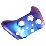 eXtremeRate Purple and Blue Chameleon Front Housing Shell Faceplate for Microsoft Xbox One X & One S Controller - SXOFP01