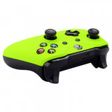 eXtremeRate Lime Yellow Soft Touch Top Housing Shell Faceplate for Microsoft Xbox One S X Game Controller - SXOFP17