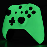 eXtremeRate Glow in The Dark Front Housing Shell Faceplate for Microsoft Xbox One X & One S Controller (Model 1708) - SXOFP18