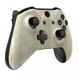 eXtremeRate Pine Wood Grain Patterned Front Housing Shell Faceplate for Xbox One S & Xbox One X Controller Model 1708 - Controller NOT Included - SXOFS10