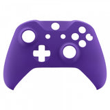 eXtremeRate Soft Touch Grip Purple Front Housing Shell Faceplate for Microsoft Xbox One X & One S Controller - SXOFX05