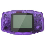eXtremeRate IPS Ready Upgraded Clear Atomic Purple GBA Replacement Shell Full Housing Cover Buttons for Gameboy Advance – Compatible with Both IPS & Standard LCD – Console & IPS Screen NOT Included - TAGM5005