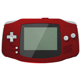 eXtremeRate IPS Ready Upgraded Scarlet Red Soft Touch GBA Replacement Shell Full Housing Cover w/ Buttons for Gameboy Advance – Compatible with Both IPS & Standard LCD – Console & IPS Screen NOT Included - TAGP3003