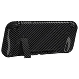 PlayVital AlterGrips Dockable Protective Case Ergonomic Grip Cover for Nintendo Switch, Interchangeable Joycon Cover w/Screen Protector & Thumb Grip Caps & Button Caps - Graphite Carbon Fiber - TNSYS2002