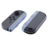 eXtremeRate Glacier Blue Replacement shell for Nintendo Switch Joycon Strap, Custom Joy-Con Wrist Strap Housing Buttons for Nintendo Switch - 2 Pack - UEM506