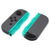 eXtremeRate Emerald Green Replacement shell for NS Switch Joycon Strap, Custom Joy-Con Wrist Strap Housing Buttons for NS Switch - 2 Pack - UEM508