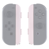 eXtremeRate Cherry Blossoms Pink Replacement shell for Nintendo Switch Joycon Strap, Custom Joy-Con Wrist Strap Housing Buttons for Nintendo Switch - 2 Pack - UEP306