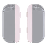 eXtremeRate Cherry Blossoms Pink Replacement shell for Nintendo Switch Joycon Strap, Custom Joy-Con Wrist Strap Housing Buttons for Nintendo Switch - 2 Pack - UEP306