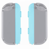 eXtremeRate Heaven Blue Replacement shell for Nintendo Switch Joycon Strap, Custom Joy-Con Wrist Strap Housing Buttons for Nintendo Switch - 2 Pack - UEP307