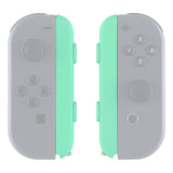 eXtremeRate Mint Green Replacement shell for Nintendo Switch Joycon Strap, Custom Joy-Con Wrist Strap Housing Buttons for Nintendo Switch - 2 Pack - UEP308