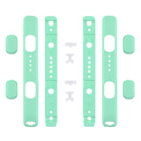 eXtremeRate Mint Green Replacement shell for Nintendo Switch Joycon Strap, Custom Joy-Con Wrist Strap Housing Buttons for Nintendo Switch - 2 Pack - UEP308