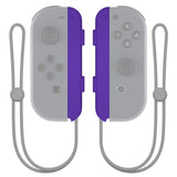 eXtremeRate Purple Soft Touch Replacement shell for NS Switch Joycon Strap, Custom Joy-Con Wrist Strap Housing Buttons for NS Switch - 2 Pack - UEP311