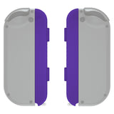 eXtremeRate Purple Soft Touch Replacement shell for NS Switch Joycon Strap, Custom Joy-Con Wrist Strap Housing Buttons for NS Switch - 2 Pack - UEP311