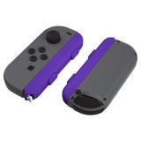 eXtremeRate Purple Soft Touch Replacement shell for NS Switch Joycon Strap, Custom Joy-Con Wrist Strap Housing Buttons for NS Switch - 2 Pack - UEP311