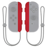 eXtremeRate Passion Red Soft Touch Replacement shell for NS Switch Joycon Strap, Custom Joy-Con Wrist Strap Housing Buttons for NS Switch - 2 Pack - UEP332