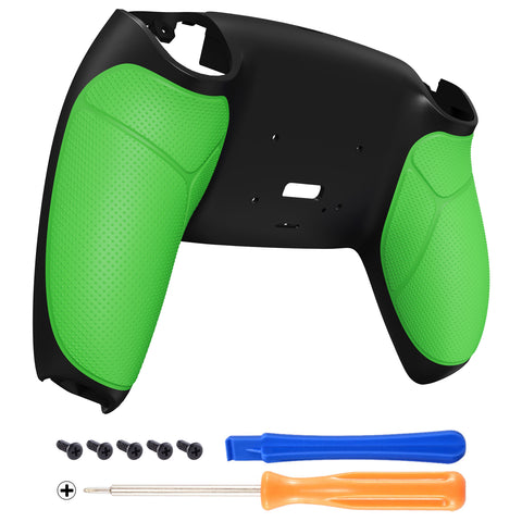 eXtremeRate Green Performance Rubberized Grip Redesigned Back Shell for PS5 Controller eXtremerate RISE Remap Kit - Controller & RISE Remap Board NOT Included - UPFU6004