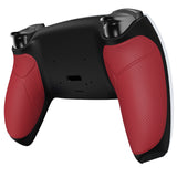 eXtremeRate Red Performance Rubberized Grip Redesigned Back Shell for PS5 Controller eXtremerate RISE Remap Kit - Controller & RISE Remap Board NOT Included - UPFU6005