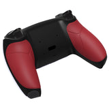 eXtremeRate Red Performance Rubberized Grip Redesigned Back Shell for PS5 Controller eXtremerate RISE Remap Kit - Controller & RISE Remap Board NOT Included - UPFU6005