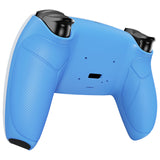 eXtremeRate Starlight Blue Performance Rubberized Grip Redesigned Back Shell for PS5 Controller eXtremerate RISE Remap Kit - Controller & RISE Remap Board NOT Included - UPFU6006